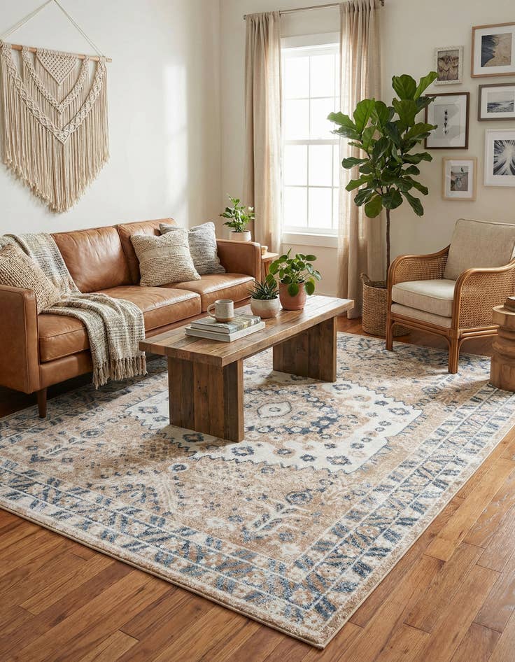 Detail image of 7' 10 x 10' Oxford Rug