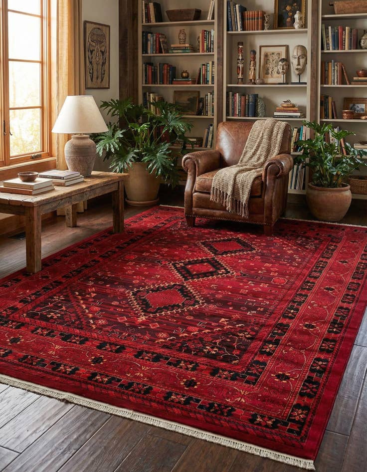 Detail image of 7' 10 x 11' Bokhara Rug