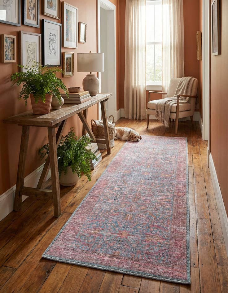 Detail image of 2' x 6' Washable Mangata Runner Rug