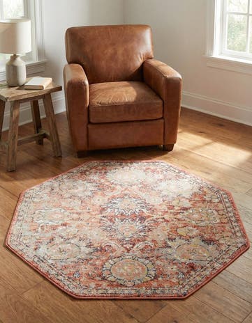 4' x 4' Lola Octagon Rug