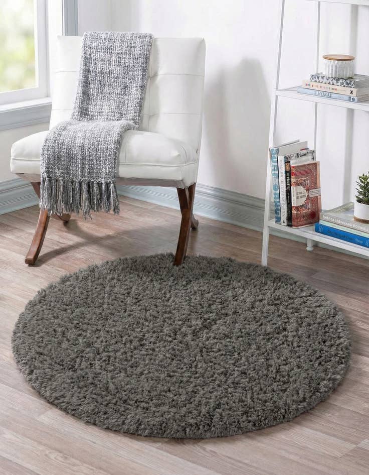 Detail image of 3' 3 x 3' 3 Infinity Shag Round Rug