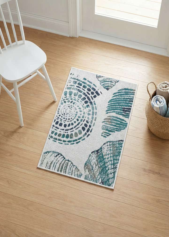 2' x 3' Easy-Clean Coastal Indoor / Outdoor Rug