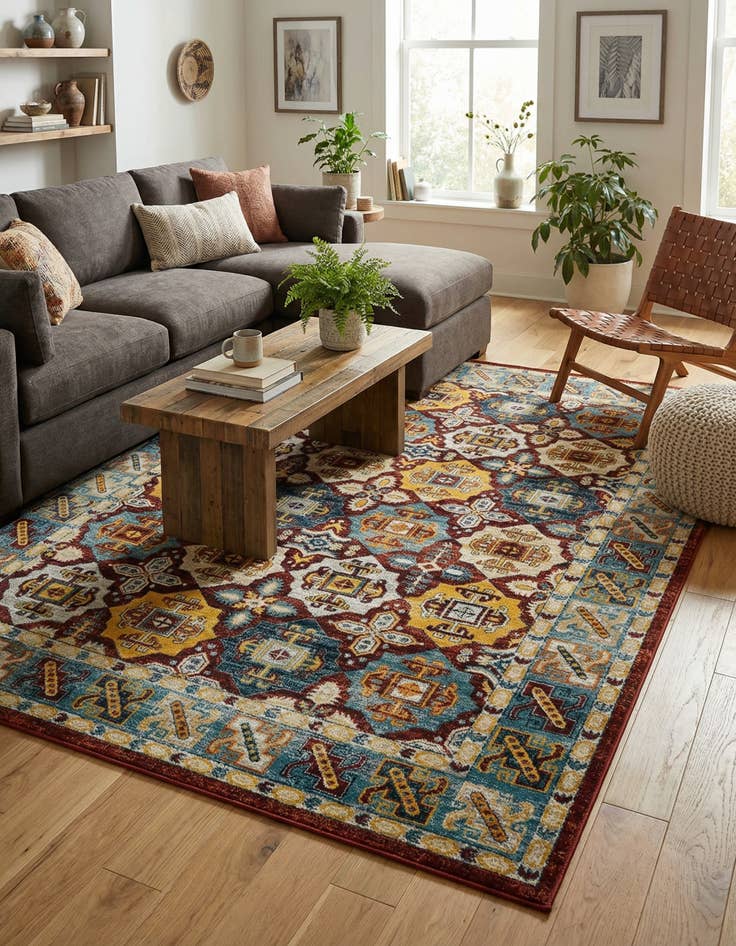 Detail image of 7' x 10' Kamala Washable Rug