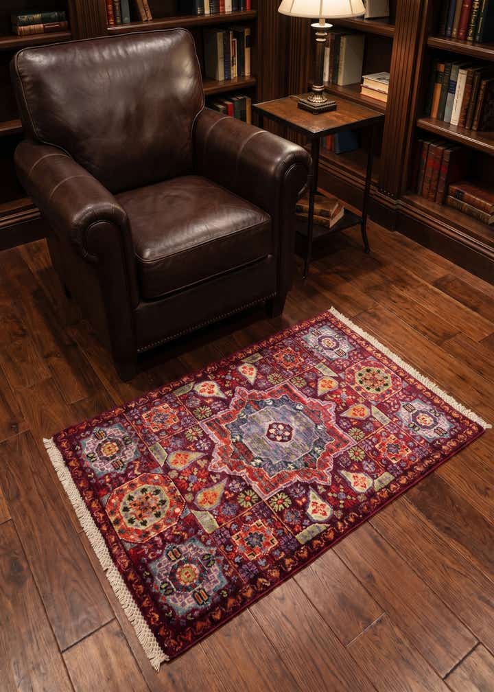 2' 1 x 3' 1 Hand Knotted Mamluk Ziegler Rug
