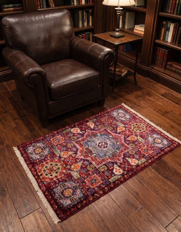 2' 1 x 3' 1 Hand Knotted Mamluk Ziegler Rug