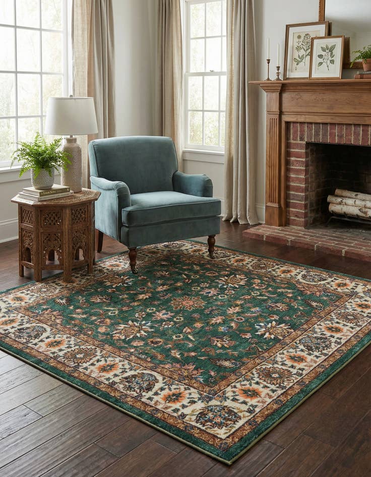 Detail image of 5' 3 x 5' 3 Medina Square Rug