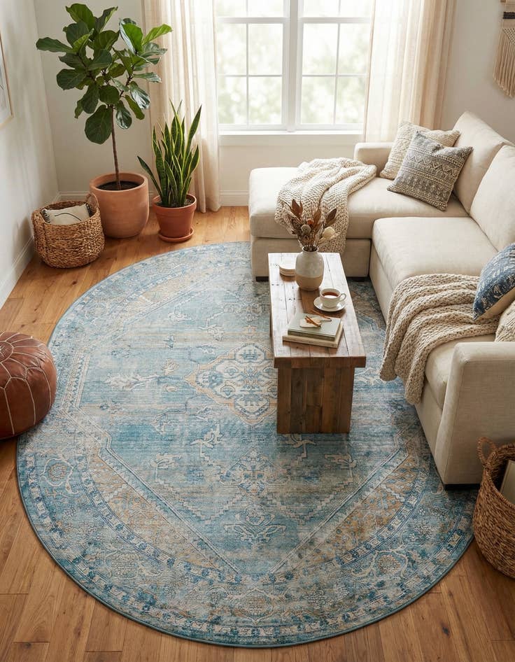 Detail image of 7' 10 x 10' 2 Newport Oval Rug