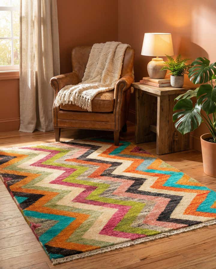 3' x 4' 2 Hand Knotted Balouch Wool Rug