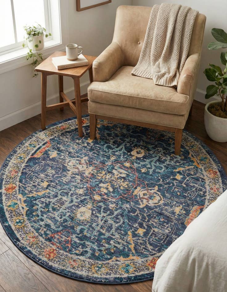 Detail image of 4' x 4' Lola Round Rug