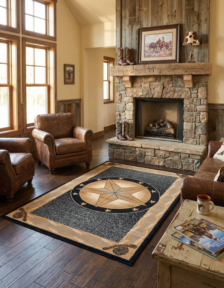 Detail image of 5' 3 x 8' Pioneer Rug