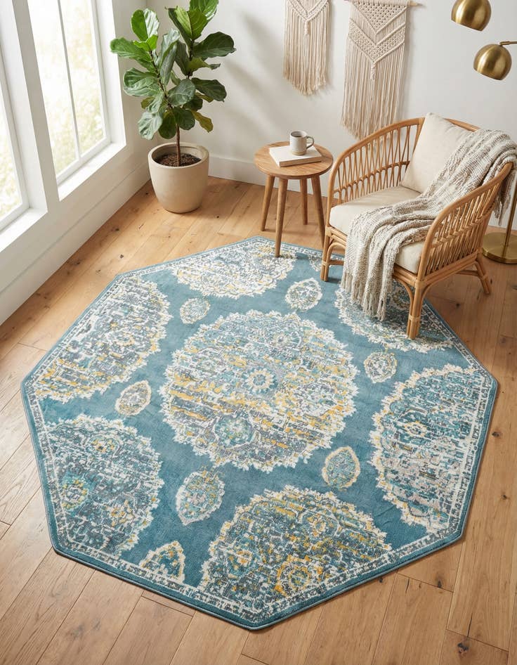 Detail image of 6' x 6' Paragon Octagon Rug