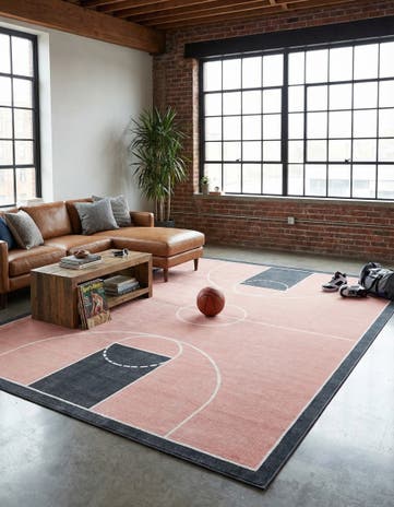 9' x 12' Sports Washable Rug