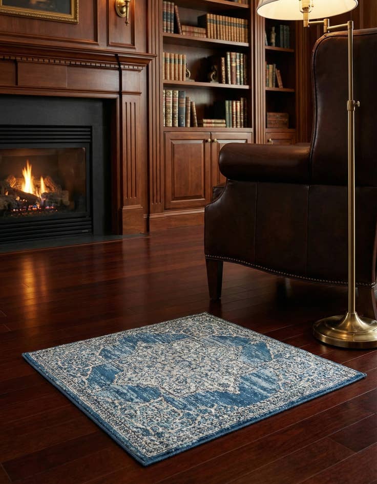 Detail image of 1' 4 x 1' 4 Nyla Sample Rug