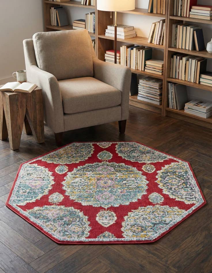 Detail image of 4' x 4' Paragon Octagon Rug