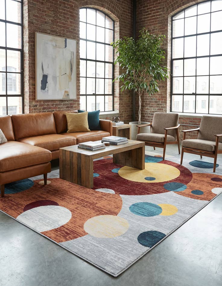 Detail image of 10' x 14' 1 Kamala Washable Rug