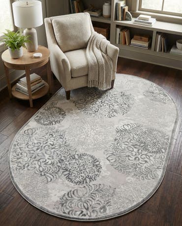  5' 3 x 8' Derbyshire Oval Rug