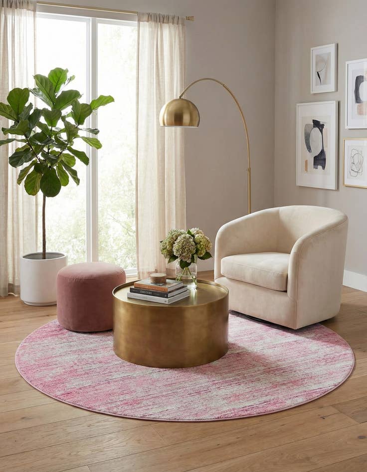 Detail image of 7' 10 x 7' 10 Uptown Madison Avenue Round Rug