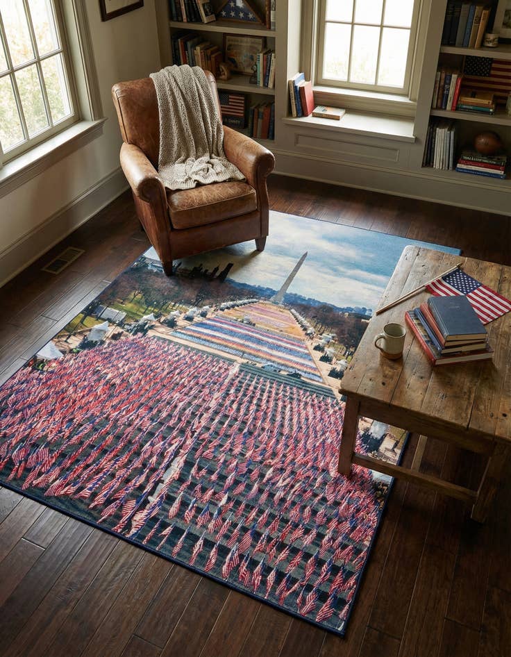 Detail image of 4' x 5' 7 Capitol Rug