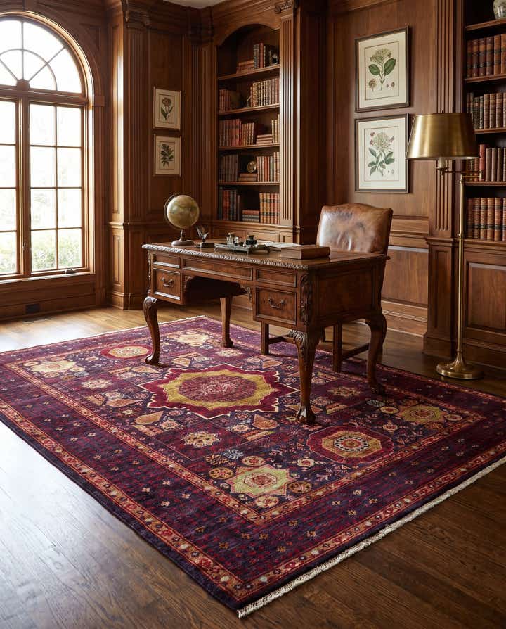 5' 6 x 7' 10 Hand Knotted Mamluk Ziegler Rug