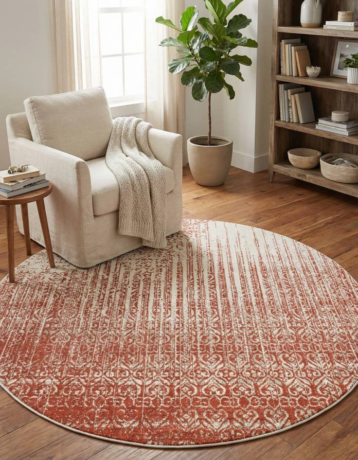 Detail image of 6' x 6' Angelica Round Rug