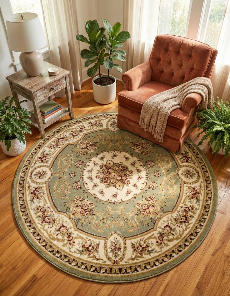 Detail image of 6' x 6' Chateau Round Rug