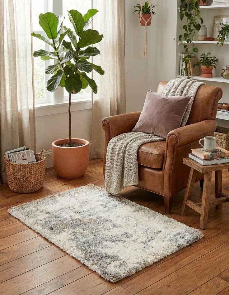 Detail image of 2' x 3' Soft Touch Shag Rug