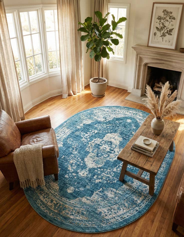 Detail image of 7' 10 x 10' Dahlia Oval Rug