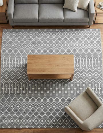 7' 10 x 7' 10 Kasbah Trellis Square Rug