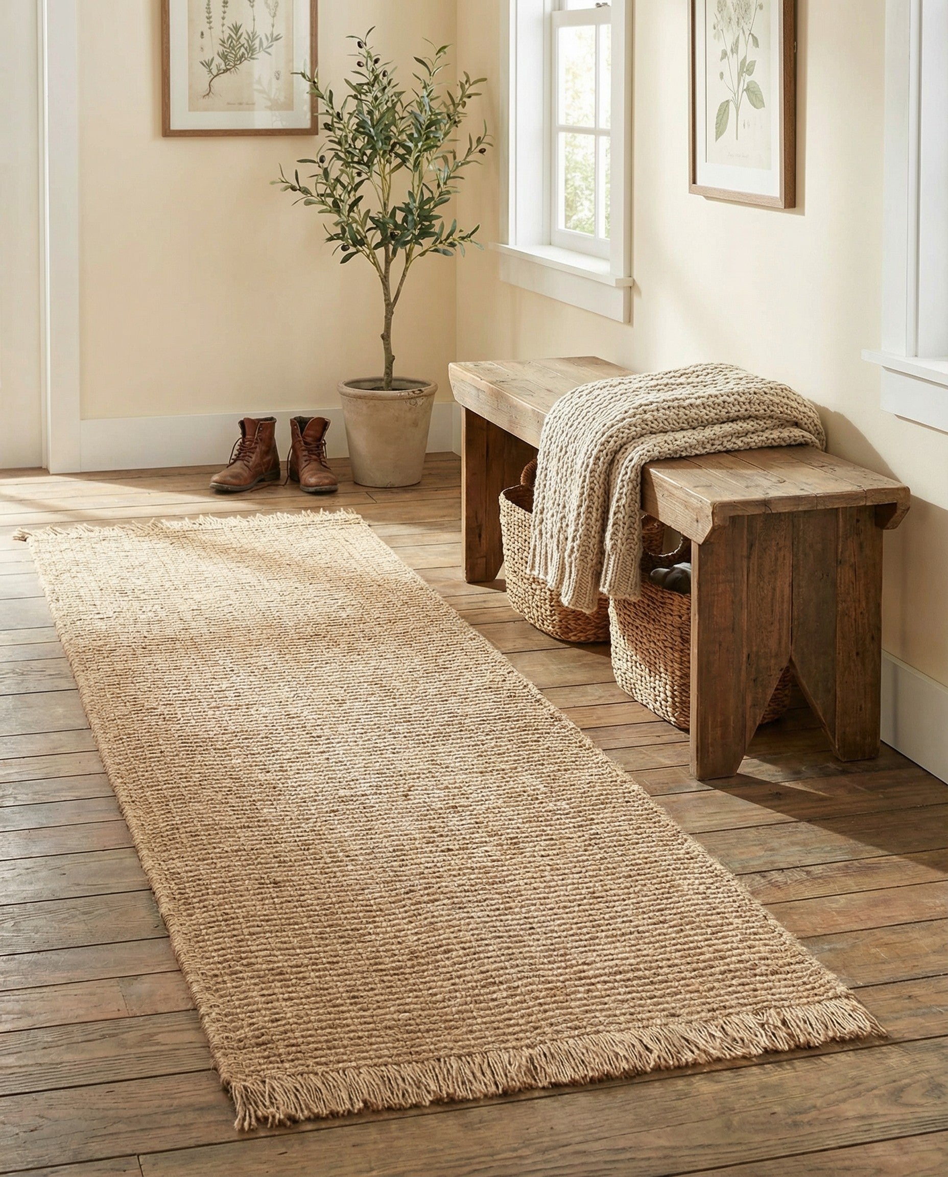 2' x 6' 1 Cottage Farm Runner Rug