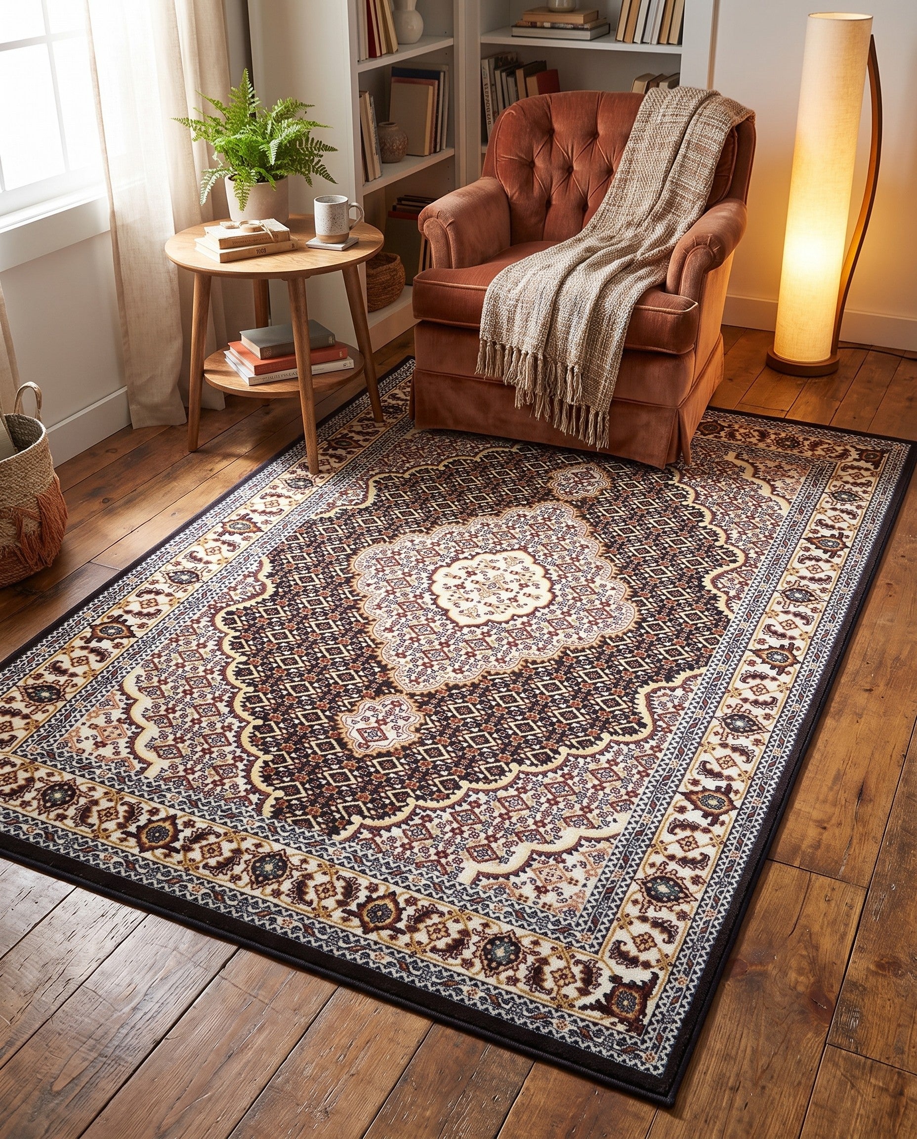4' x 6' Nain Design Rug