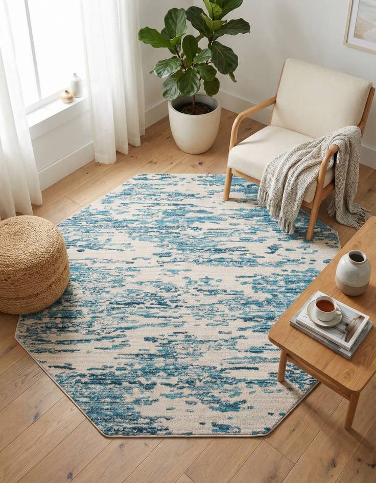 Detail image of 6' x 6' Oasis Octagon Rug