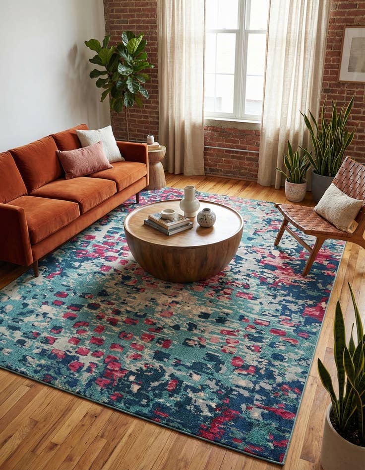 Detail image of 8' x 11'  Washable Barcelona Rug