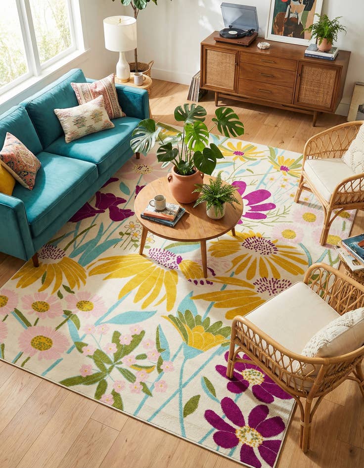 Detail image of 9' x 12' Bloom Rug