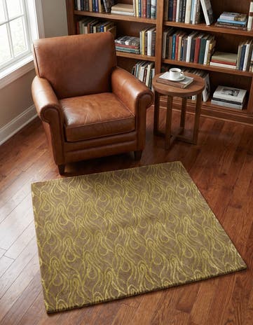 3' 3 x 3' 4 Reproduction Gabbeh Square Rug