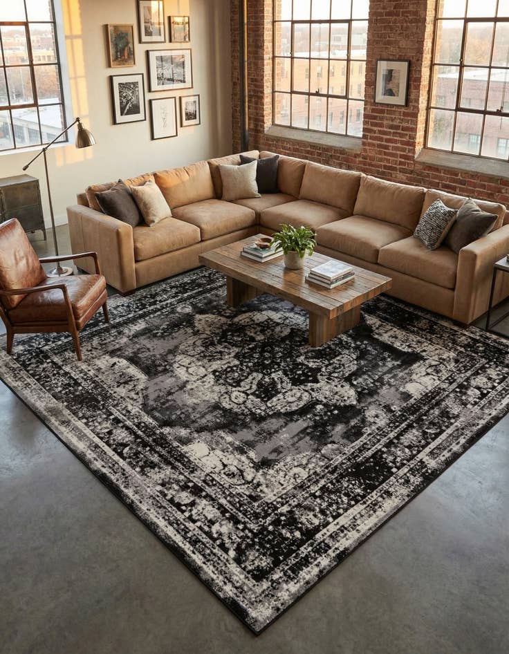 Detail image of  10' x 10' Monte Carlo Square Rug