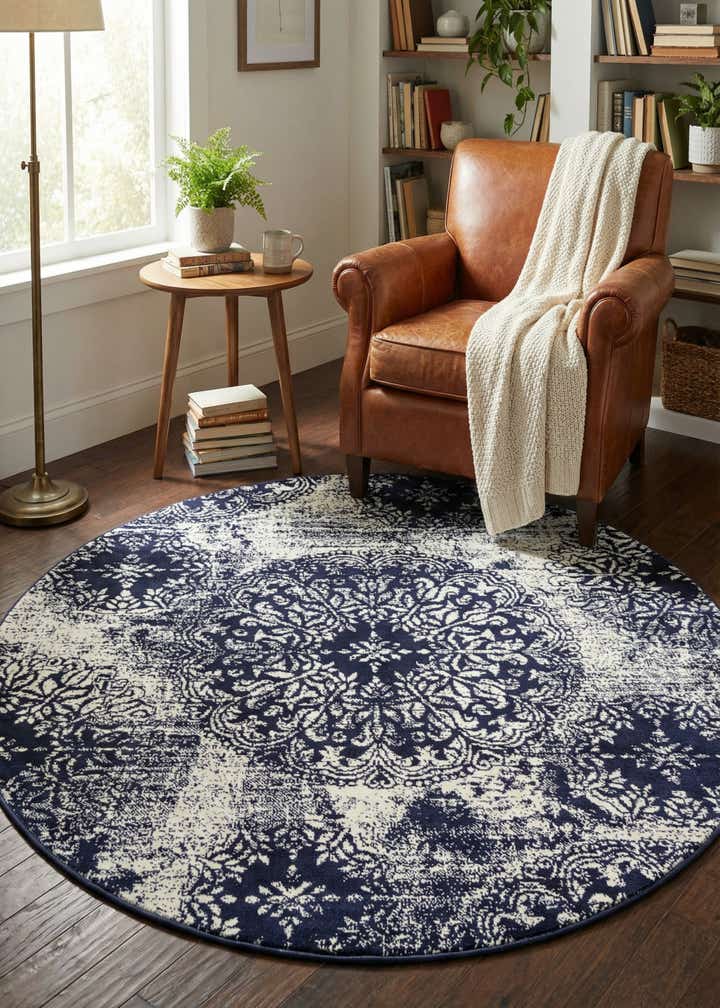 5' 3 x 5' 3 Monte Carlo Round Rug