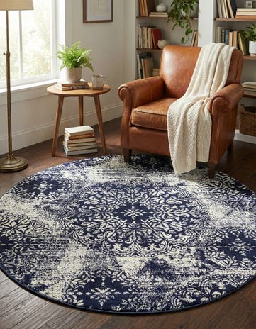 5' 3 x 5' 3 Monte Carlo Round Rug
