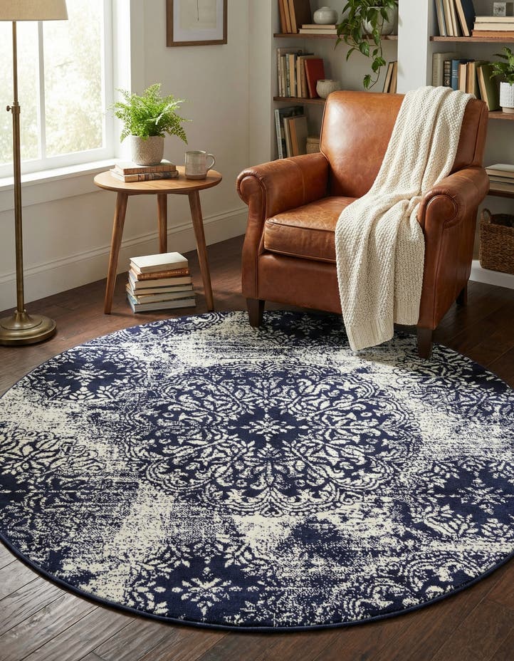 5' 3 x 5' 3 Monte Carlo Round Rug