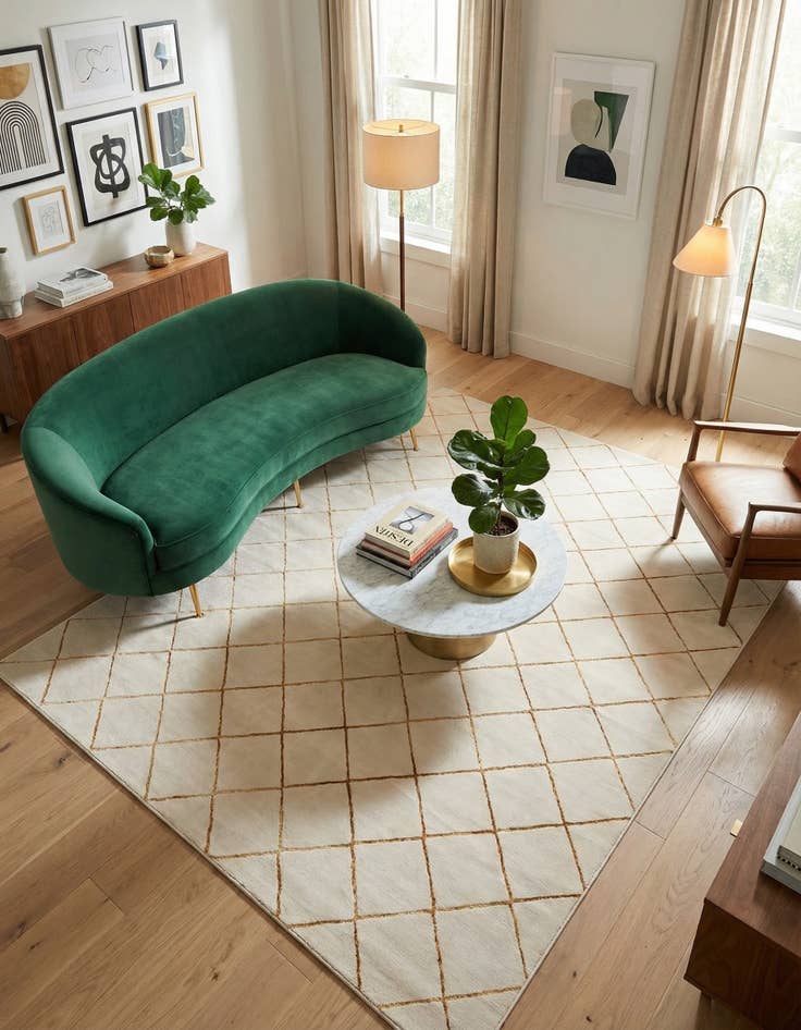 Detail image of 9' x 12' Vogue Geo Rug