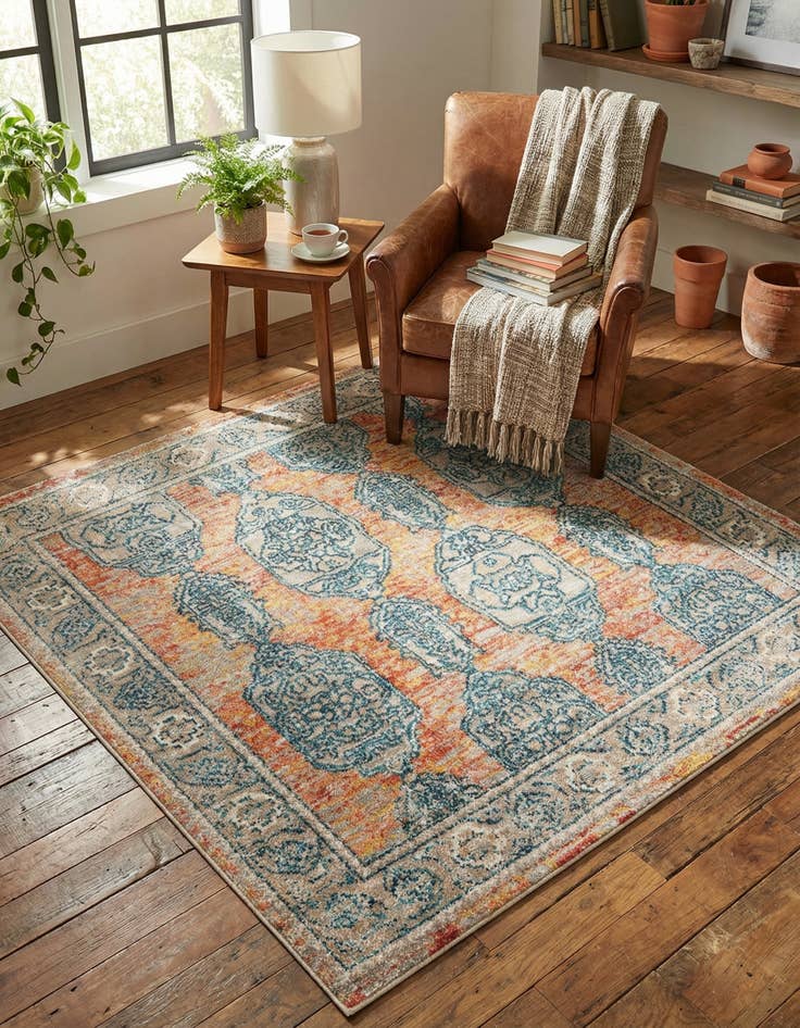 Detail image of 4' x 4' Lola Square Rug