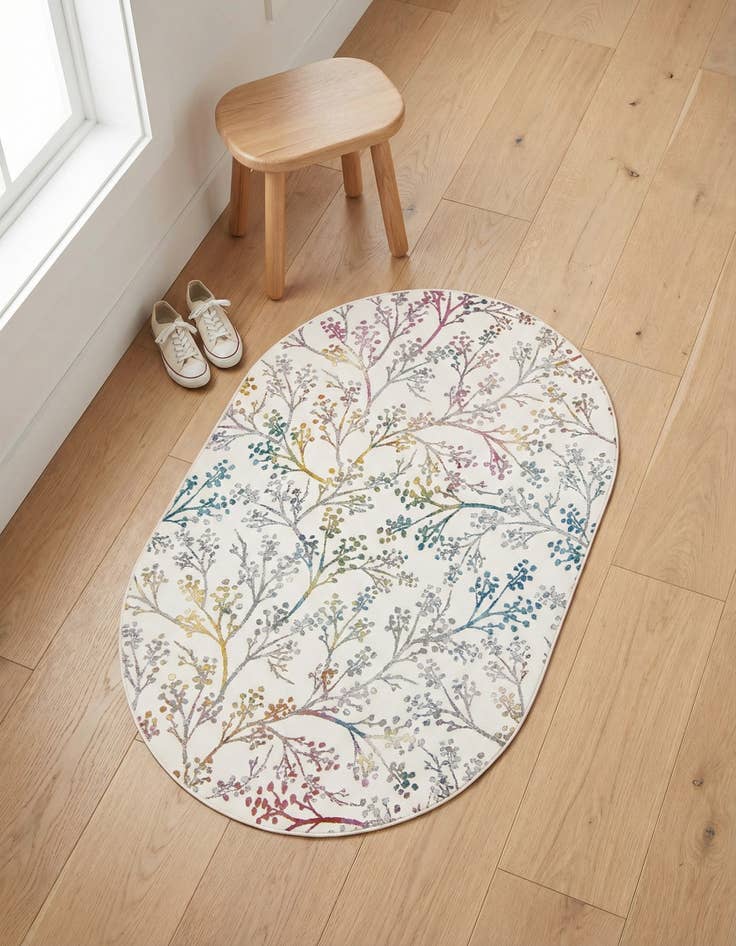 Detail image of 2' x 3' Blossom Oval Rug