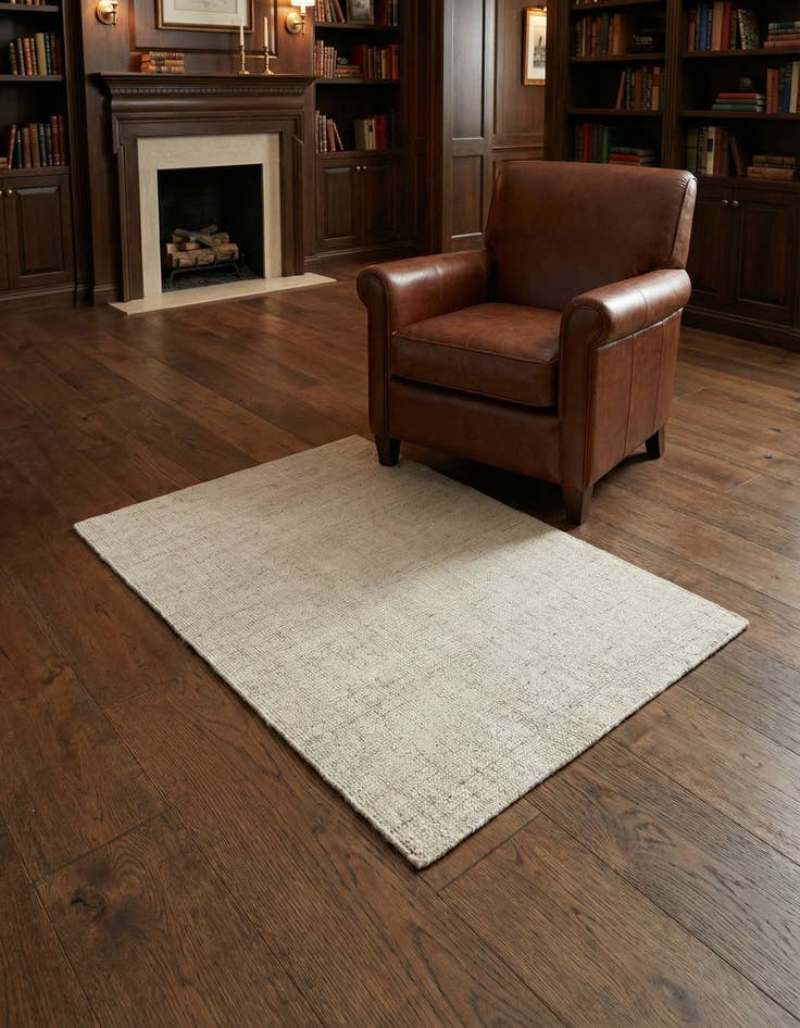 Detail image of 3' 3 x 5' 3  Hand Woven Jill Zarin English Manor Farmhouse Wool Rug