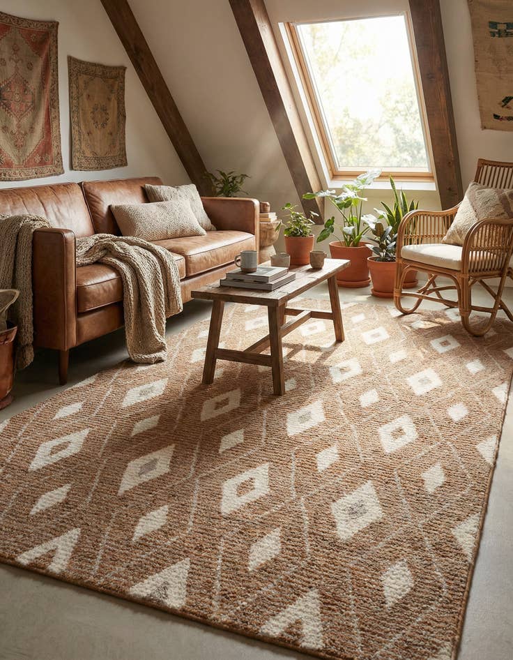 Detail image of 6' x 9' Sepia Rug