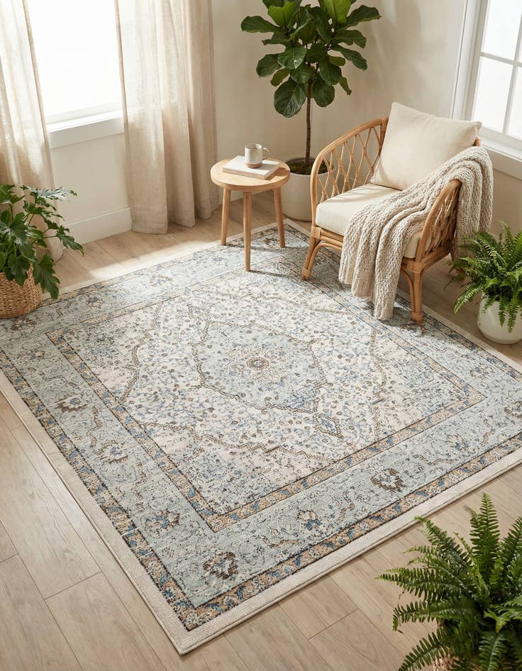 Detail image of 6' x 6' Nyla Square Rug