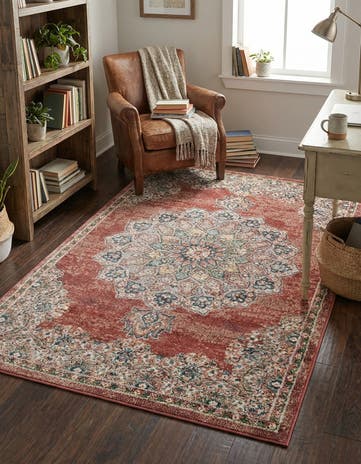 Antique Red Isabella Rug
