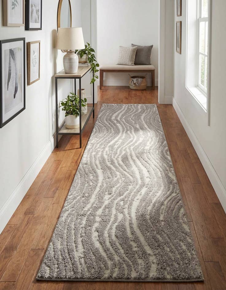 Detail image of  2' 7 x 10' Sepia Runner Rug