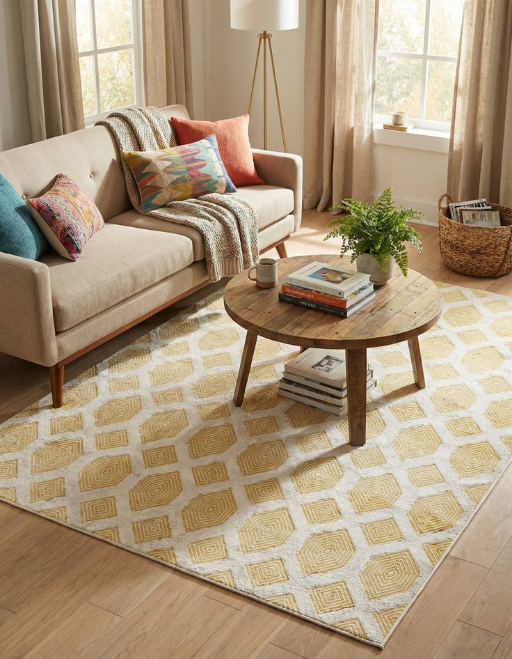 Detail image of 6' 4 x 9' Sabrina Soto Casa Havana Rug