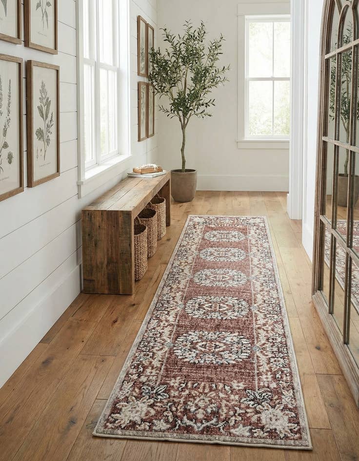 Detail image of 2' x 8' Eco Traditional Runner Rug