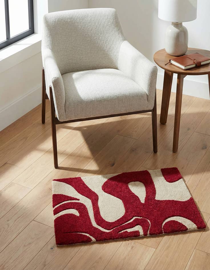 Detail image of 2' x 3' 1 Handtufted Wool Rug