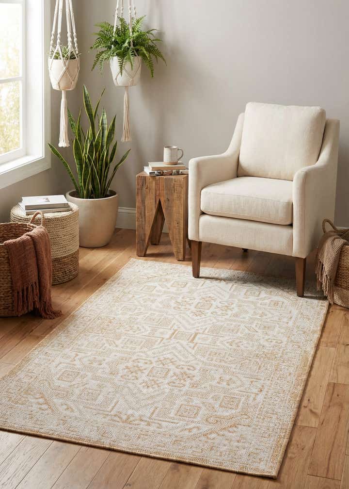 3' x 5' 3 Easy-Clean Aztec Indoor / Outdoor Rug